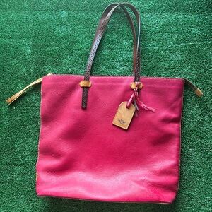 Pink leather consuela